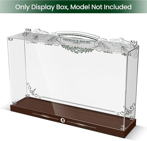 Acrylic Display Case Compatible with Lego Sherlock Holmes Book Nook, Dust-Proof Protective Showcase Box for Lego 10351(Only Case - Model Not Included) in Saudi Arabia