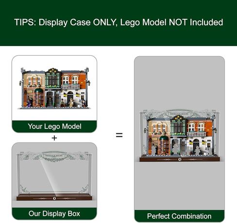 Acrylic Display Case Compatible with Lego Sherlock Holmes Book Nook, Dust-Proof Protective Showcase Box for Lego 10351(Only Case - Model Not Included) in Saudi Arabia