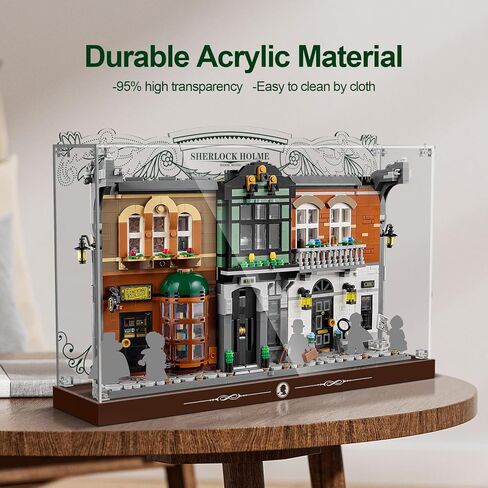Acrylic Display Case Compatible with Lego Sherlock Holmes Book Nook, Dust-Proof Protective Showcase Box for Lego 10351(Only Case - Model Not Included) in Saudi Arabia