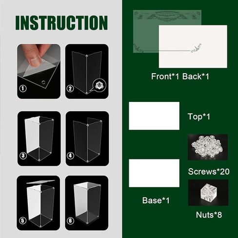 Acrylic Display Case Compatible with Lego Sherlock Holmes Book Nook, Dust-Proof Protective Showcase Box for Lego 10351(Only Case - Model Not Included) in Saudi Arabia