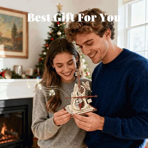 3D Wooden Puzzles for Adults, Wooden Music Box Kits-Cello Wood Model Kits for Adults to Build, Gift for Men Women Hobby for Adults (Music Cello) in Saudi Arabia