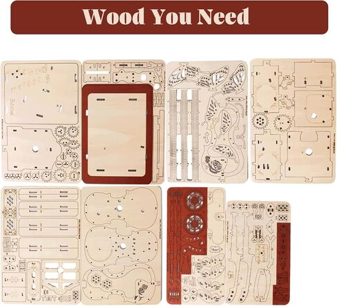 3D Wooden Puzzles for Adults, Wooden Music Box Kits-Cello Wood Model Kits for Adults to Build, Gift for Men Women Hobby for Adults (Music Cello) in Saudi Arabia