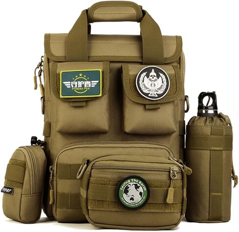 Tactical Messenger Bag Men MOLLE Sling Shoulder Pack Briefcase Gear Handbags Utility Carry Satchel in Saudi Arabia