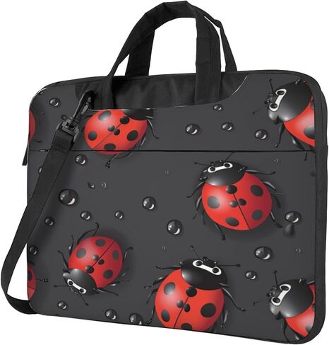Ladybugs Laptop Shoulder Bag for Women, Ladybugs Laptop Sleeve Case Durable Computer Bag in Saudi Arabia