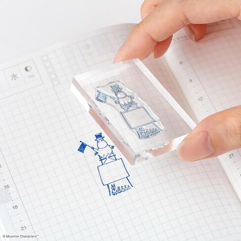 إكسسوارات Hobonichi Techo – Moomin: ختم شفاف – Moomin (الإطار) in Kuwait