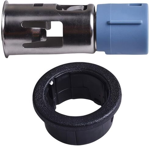 Power Outlet Base Lighter Socket with Mount Ring Compatible for Dodge Ram fits Chrysler Pacifica replace for 4685590 4793555 in Saudi Arabia