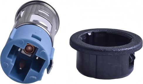 Power Outlet Base Lighter Socket with Mount Ring Compatible for Dodge Ram fits Chrysler Pacifica replace for 4685590 4793555 in Saudi Arabia