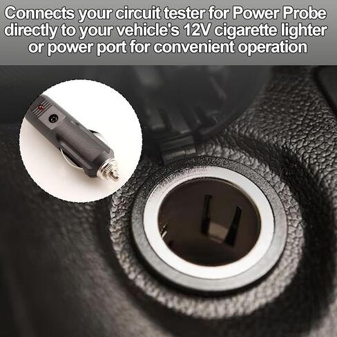 PPTK0026 Cigarette Power Port Adapter for Power Probe 3/3S/3Ez/ECT3000 Power Circuit Probe Tool Accessories. in Saudi Arabia