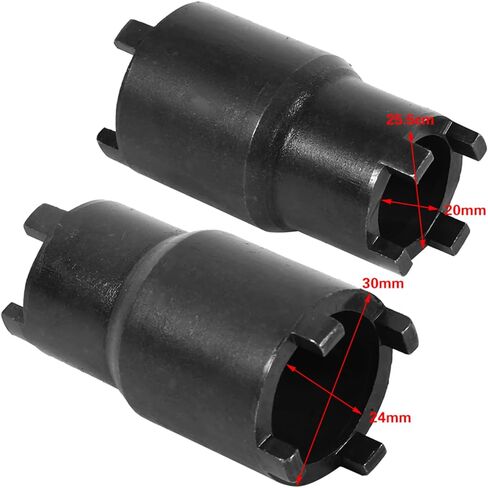 Clutch Socket Tool, 20mm 24mm Wrench Clutch Nut Removal Tool, Steel Clutch Lock Nut Tool Replacement for CRF50, Z50, XR50, ATC70, C70, CL70, CRF70, SL70, TRX70,XL70, XR70 in Saudi Arabia