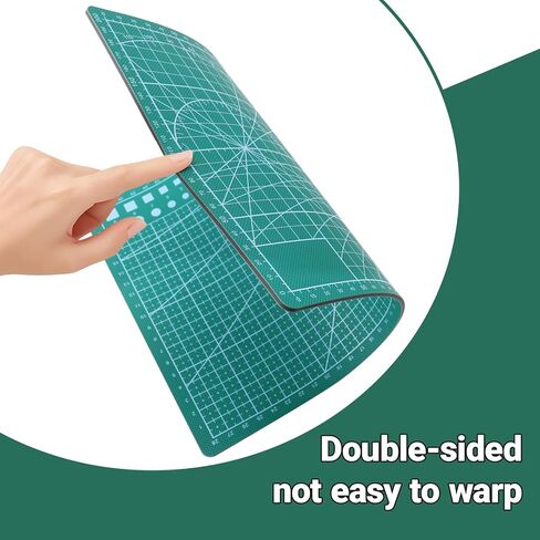 4 Pcs Leather Punch Pads, A4 Self Healing Cutting Mat, Sound Absorbing Pad and Leather Cutting Mat, Cutting Hole Punch Stamping Tool for Leathers Working DIY Crafts in Kuwait