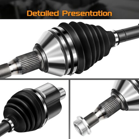 FRONT CV Axle Shaft Assembly Compatible with Buick Allure LaCrosse 2005-2009, Chevy Impala Venture Monte Carlo 1999-2011, Oldsmobile Silhouette Aurora Intrigue, Pontiac Grand Prix, 66-1255 in Kuwait