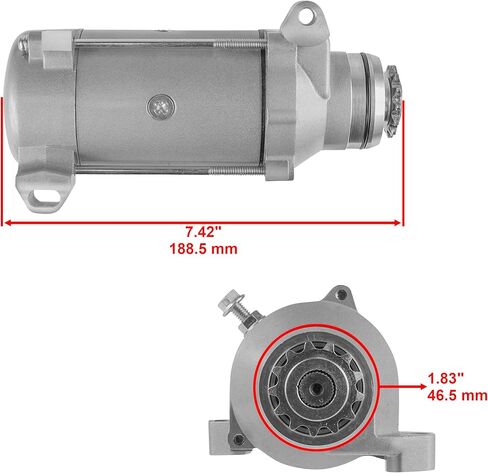 Caltric Starter Compatible with Honda Gl1100I Gold Wing Interstate 1084Cc 1976-1983 in Kuwait