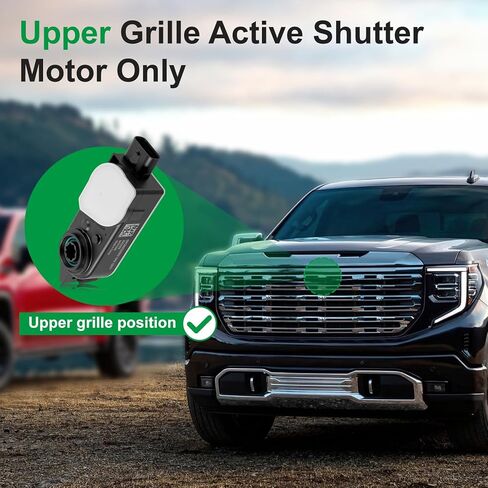 84375398 Front Upper Grille Active Aero Shutter Actuator Motor Compatible with Select Chevrolet GMC Cadillac Tahoe Colorado Malibu Suburban Buik Envision with Active Aero Shutter System in Saudi Arabia