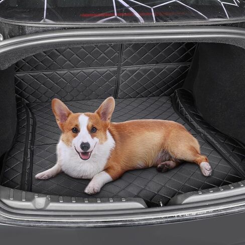 for Tesla Model 3 Highland Trunk Pet Mat Waterproof PU Leather Cargo Liner for Dogs Rear Seat Cover for Tesla Model 3 2024 Version in Saudi Arabia