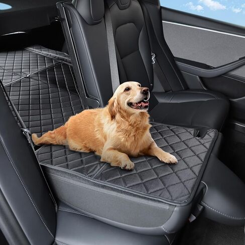 for Tesla Model 3 Highland Trunk Pet Mat Waterproof PU Leather Cargo Liner for Dogs Rear Seat Cover for Tesla Model 3 2024 Version in Saudi Arabia