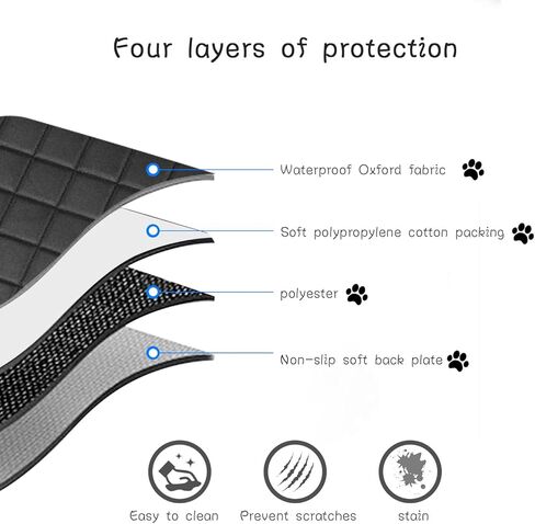 for Tesla Model 3 Highland Trunk Pet Mat Waterproof PU Leather Cargo Liner for Dogs Rear Seat Cover for Tesla Model 3 2024 Version in Saudi Arabia