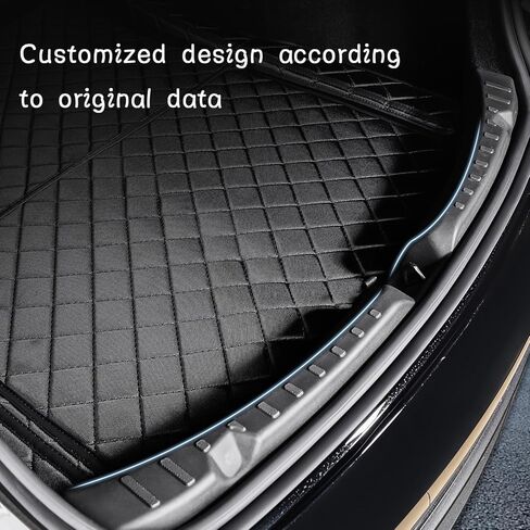 for Tesla Model 3 Highland Trunk Pet Mat Waterproof PU Leather Cargo Liner for Dogs Rear Seat Cover for Tesla Model 3 2024 Version in Saudi Arabia