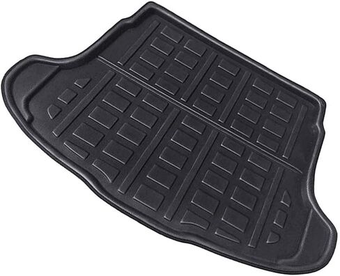 Cnonee1 Rubber Waterproof Rear Cargo Tray Trunk Floor Mat Protector for Honda CR-V 3rd Gen RE1-RE5 2007 2008 2009 2010 2011, Black in Saudi Arabia