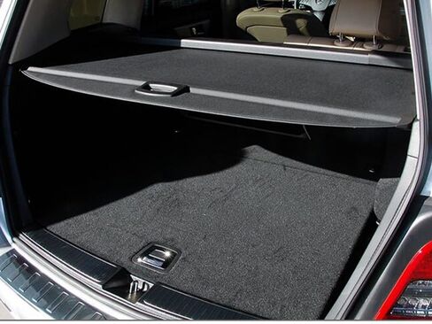 غطاء شحن خلفي من IKON MOTORSPORTS، متوافق مع 2010-2015 Mercedes Benz Glk350، غطاء شحن خلفي أسود قابل للسحب، غطاء أمتعة من الفينيل من الألومنيوم in Kuwait