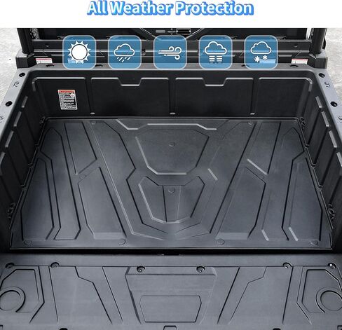 Cargo Bed Mat ‎for UFORCE 1000/1000 XL 19-25, TPE Rear Cargo Bed Mat Full Bed Floor Mats All Weather Protector Slush Liner ‎for CFMOTO UFORCE 1000/1000 XL 2019-2025 Accessories in Kuwait