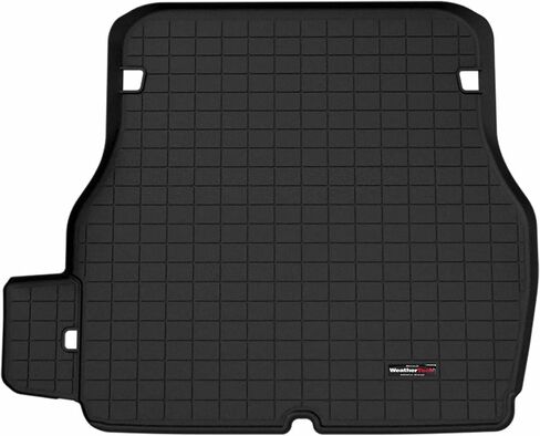 بطانة صندوق السيارة من WeatherTech لسيارة Tesla Model X، الطراز X خلف الصف الثاني (401896)، أسود in Kuwait