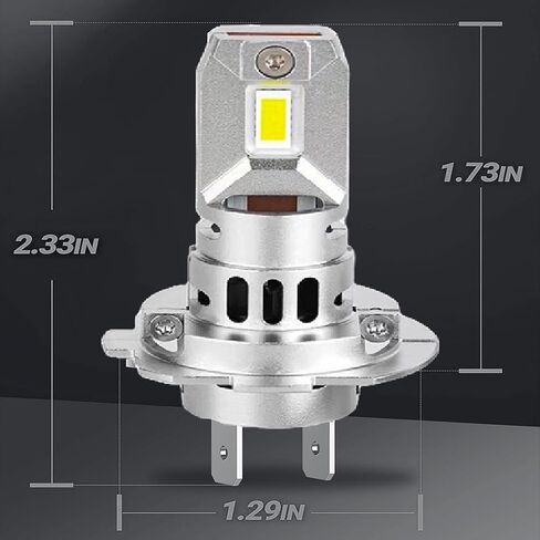 لمبة بديلة H7 - 70 وات 6500 ك أبيض بارد، 22000 لومن، 1: 1 التوصيل والتشغيل، IP68 - تحل محل مصابيح مقبس H7 OEM - الضباب/الداخلي/إشارة الانعطاف، حزمة من 2 in Kuwait