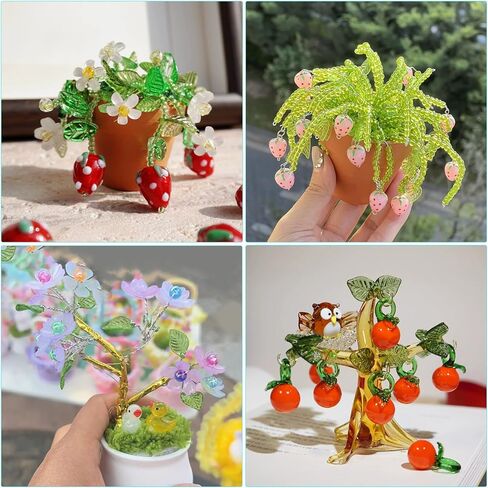400 PCS Green Acrylic Leaf Beads for Jewelry Making, Transparent Tiny Leaves Charms Green Leaf Bead Caps DIY Spring Crafts Earring Bracelet Beaded Plants in Saudi Arabia
