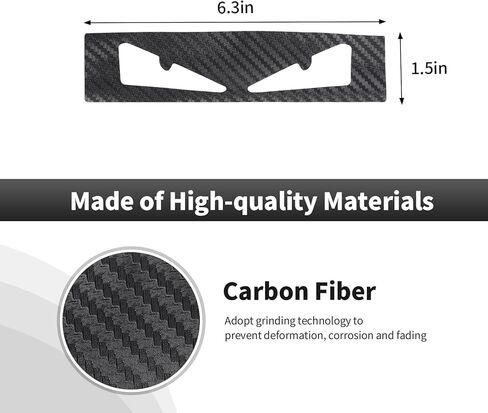 CheroCar Third Brake Light Decal Carbon Fiber High Mount 3rd Brake Light Sticker Fit for 2007-2018 Jeep Wrangler JK JKU 2/4 Door Exterior Accessories in Kuwait