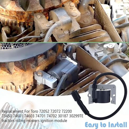 12 584 04-S ملف الإشعال مناسب لمحرك Kohler CV13 CV14 CV15 CV430 460 490 491 492 493، لجون ديري LT155 160 LX172 173 LX176 178 STX38 46 Toro Mowers Lawn Tractor Magneto Part in Kuwait