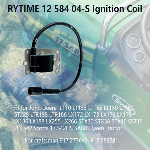 12 584 04-S ملف الإشعال مناسب لمحرك Kohler CV13 CV14 CV15 CV430 460 490 491 492 493، لجون ديري LT155 160 LX172 173 LX176 178 STX38 46 Toro Mowers Lawn Tractor Magneto Part in Kuwait