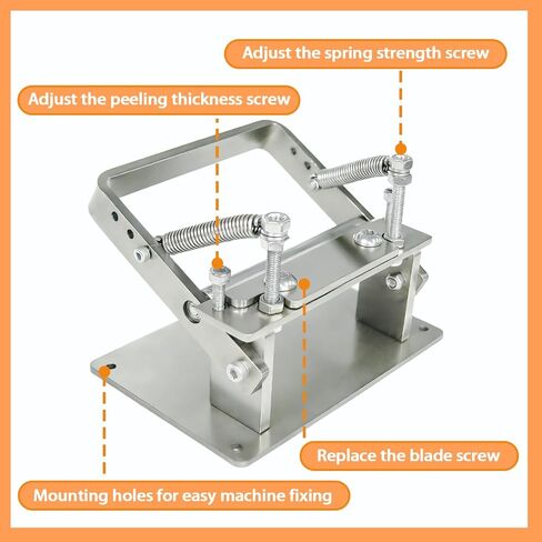 Manual Leather Skiver Splitter,Stainless Leather Skiving Tool Set,Leather Peeling Machine with 10 PCS Blades and Gloves,Leather Working Tools for DIY Leather Thinning,Adjustable Thickness in Saudi Arabia
