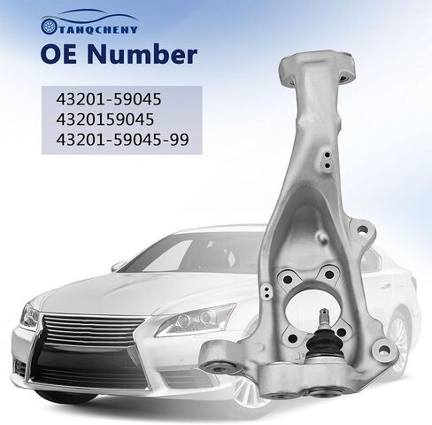 43201-59045 Front Right Steering Knuckle Spindle with Ball Head Fits for Lexus LS460 2007-2017 4320159045 43201-59045-99 in Saudi Arabia