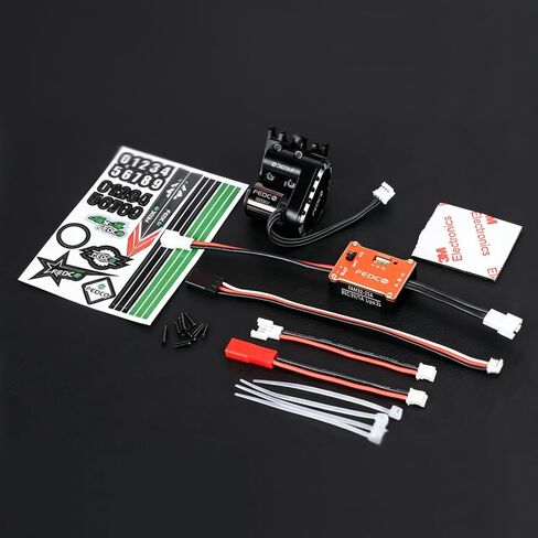 مجموعة محرك وناقل حركة بدون فرشاة SCX30 مع 25A ESC، ترقية محرك خارجي بعزم دوران عالي 3500 كيلو فولت لترقيات SCX30 المحورية 1/30 RC الزاحف in Kuwait