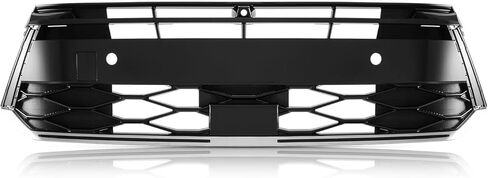 TODO Front Bumper Grille Compatible with 2024-2025 Hyundai Sonata SE SEL Limited, Glossy Black Upper Mesh Grill with Camera & Sensor Holes, Replaces 86351-L1510 863A0-L1BJ0 in Saudi Arabia