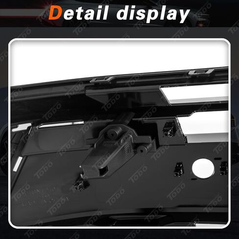 TODO Front Bumper Grille Compatible with 2024-2025 Hyundai Sonata SE SEL Limited, Glossy Black Upper Mesh Grill with Camera & Sensor Holes, Replaces 86351-L1510 863A0-L1BJ0 in Saudi Arabia