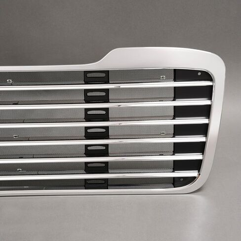 Front Grille Compatible with 2002-2022 Freightliner M2 Business Class 100 106 112 1714787000 A1714787001 Bumper Grill w/Bug Screen Chrome+Painted in Kuwait