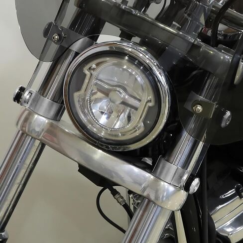 XMT-MOTO 49 مللي متر مشابك الزجاج الأمامي مناسبة لهارلي سوفتيل ستريت بوب FXBB منخفض رايدر 2018-2023 in Kuwait