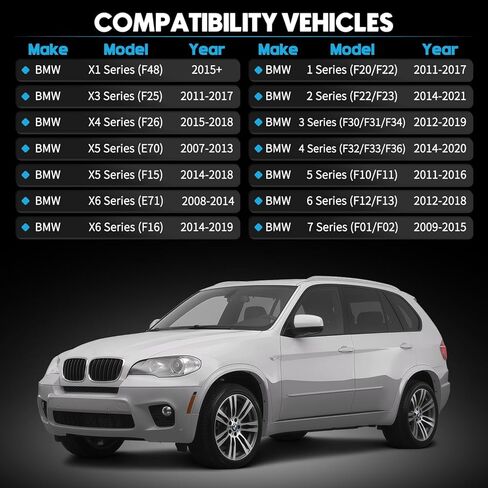 6 قطعة M14x1.25mm مجموعة قفل العجلة 4 مسامير قفل عجلة مضادة للسرقة و2 مفاتيح أمان لسيارات BMW الداخلية ومسامير العروة تناسب E90 E92 E60 E63 E82 E70 X5 E71 2007-2021 يستبدل 36-13-6-776-076 36136776076 in Kuwait