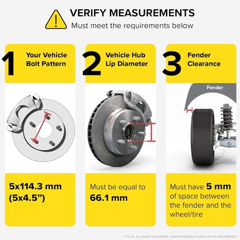 فواصل عجلات 5 مم Hubcentric 5x114.3 (تجويف 66.1 مم) متوافقة مع Nissan Infiniti G35 G37 Q50 Q60 Q70 FX35 FX50 350z 370z Altima Maxima 300zx 240sx Rogue Sentra - فضي 66.2 مم قطعتان in Kuwait