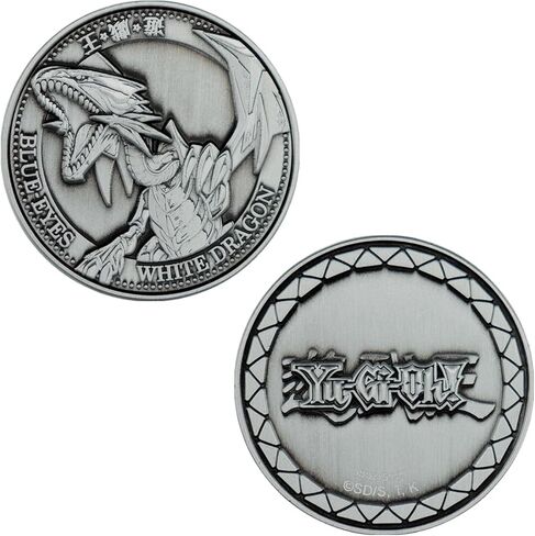 Fanattik Yu-Gi-Oh! Blue-Eyes White Dragon Limited Edition Embossed Collectible Coin in Saudi Arabia