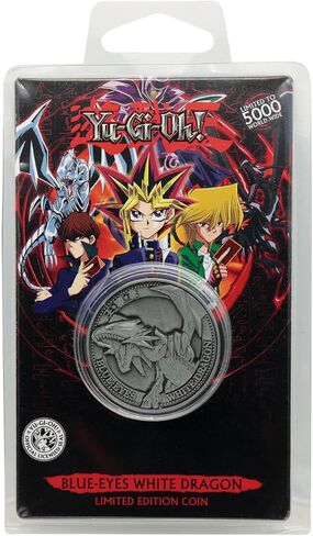 Fanattik Yu-Gi-Oh! Blue-Eyes White Dragon Limited Edition Embossed Collectible Coin in Saudi Arabia