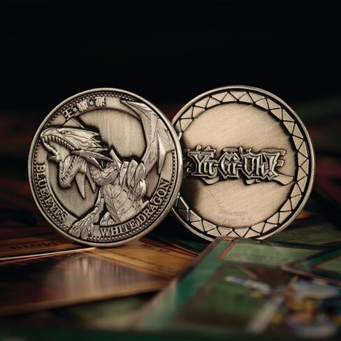 Fanattik Yu-Gi-Oh! Blue-Eyes White Dragon Limited Edition Embossed Collectible Coin in Saudi Arabia