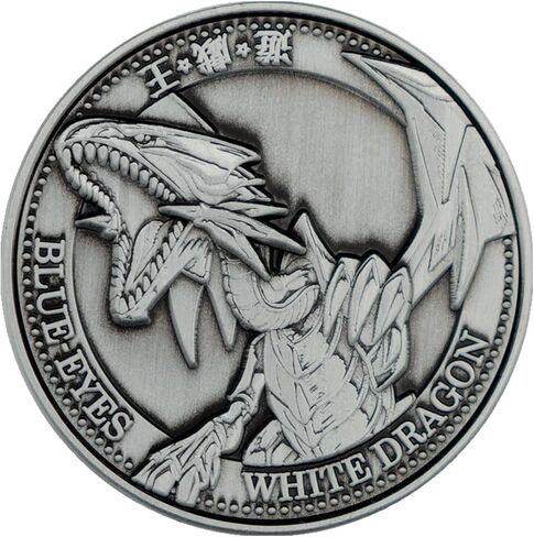 Fanattik Yu-Gi-Oh! Blue-Eyes White Dragon Limited Edition Embossed Collectible Coin in Saudi Arabia