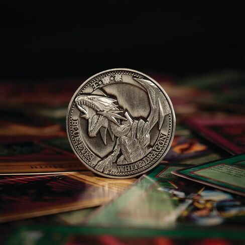 Fanattik Yu-Gi-Oh! Blue-Eyes White Dragon Limited Edition Embossed Collectible Coin in Saudi Arabia