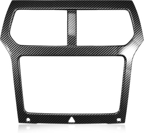 Dashboard Console Navigation Cover GPS Frame Trim for Explorer 2011 2012 2013 2014 2015 Carbon Fiber Black Accessories in Saudi Arabia