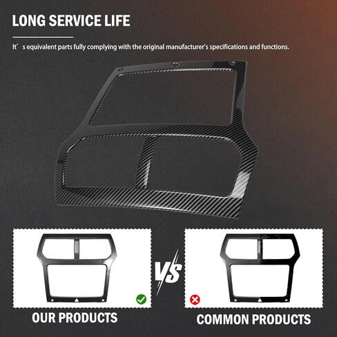 Dashboard Console Navigation Cover GPS Frame Trim for Explorer 2011 2012 2013 2014 2015 Carbon Fiber Black Accessories in Saudi Arabia