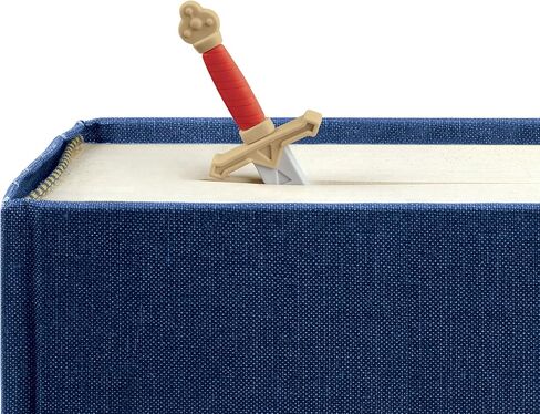 Genuine Fred Book Slayer Sword Bookmarks, Set of 2 Page Markers, Soft and Flexible Silicone, 4.1" Tall, for Epic Fantasy Readers and Book Lovers in Saudi Arabia