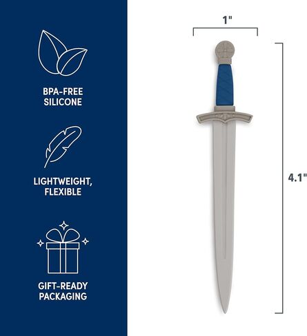 Genuine Fred Book Slayer Sword Bookmarks, Set of 2 Page Markers, Soft and Flexible Silicone, 4.1" Tall, for Epic Fantasy Readers and Book Lovers in Saudi Arabia