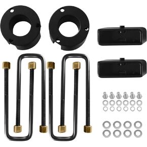 3" Front and 2" Rear Leveling Lift Kits for Toyota Tacoma 2005-2023 2WD 4WD, 3'' Front Struct Spacers & 2'' Rear Leveling Lift Blocks Kit with Extended Square U-Bolts in Saudi Arabia