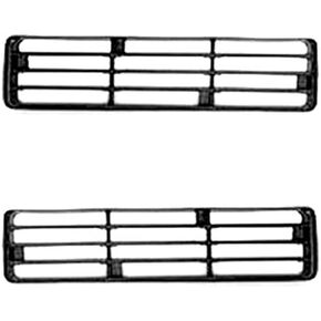 Compatible with 91-93 Ramcharger & D150 D250 D350 Truck Front Upper Grille Insert SET PAIR in Saudi Arabia